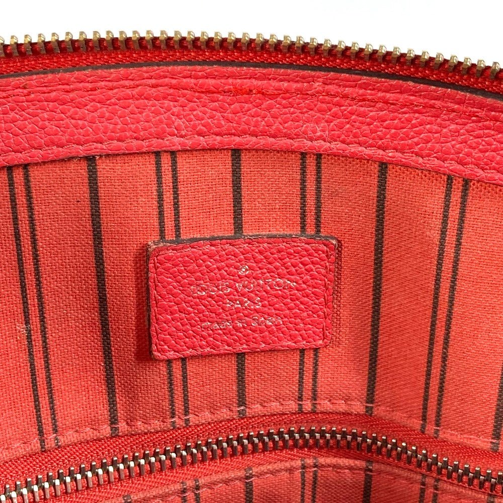 Louis Vuitton Handbag M42711 Monogram Ann Platt Leather Red Type Monogram Ann Platt Ponneuf Mm