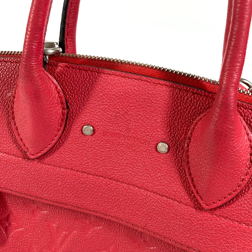 Louis Vuitton Handbag M42711 Monogram Ann Platt Leather Red Type Monogram Ann Platt Ponneuf Mm