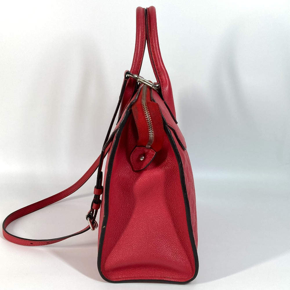 Louis Vuitton Handbag M42711 Monogram Ann Platt Leather Red Type Monogram Ann Platt Ponneuf Mm