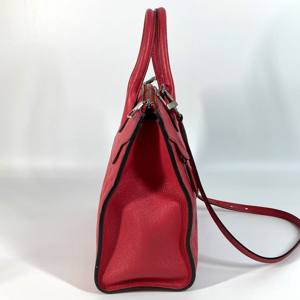 Louis Vuitton Handbag M42711 Monogram Ann Platt Leather Red Type Monogram Ann Platt Ponneuf Mm