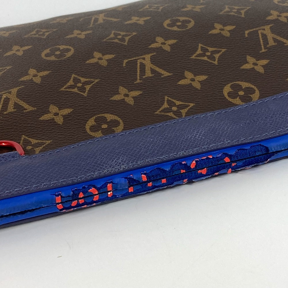 Louis Vuitton Clutch Bag M63048 Monogram Canvas Brown Monogram Pochette Apollo Unisex(Unisex)