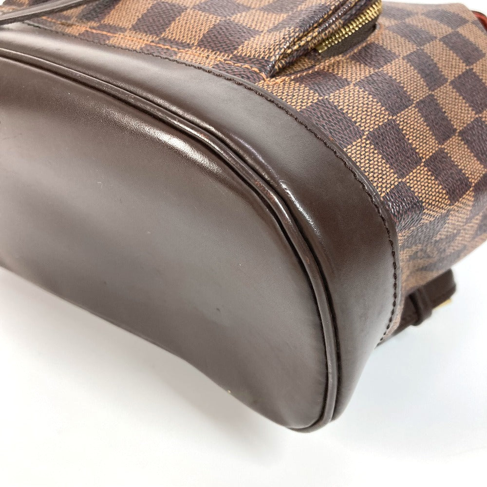 Louis Vuitton Backpack N51143 Damier Canvas Brown Damier Montsouris Mm Sp Order Unisex(Unisex)