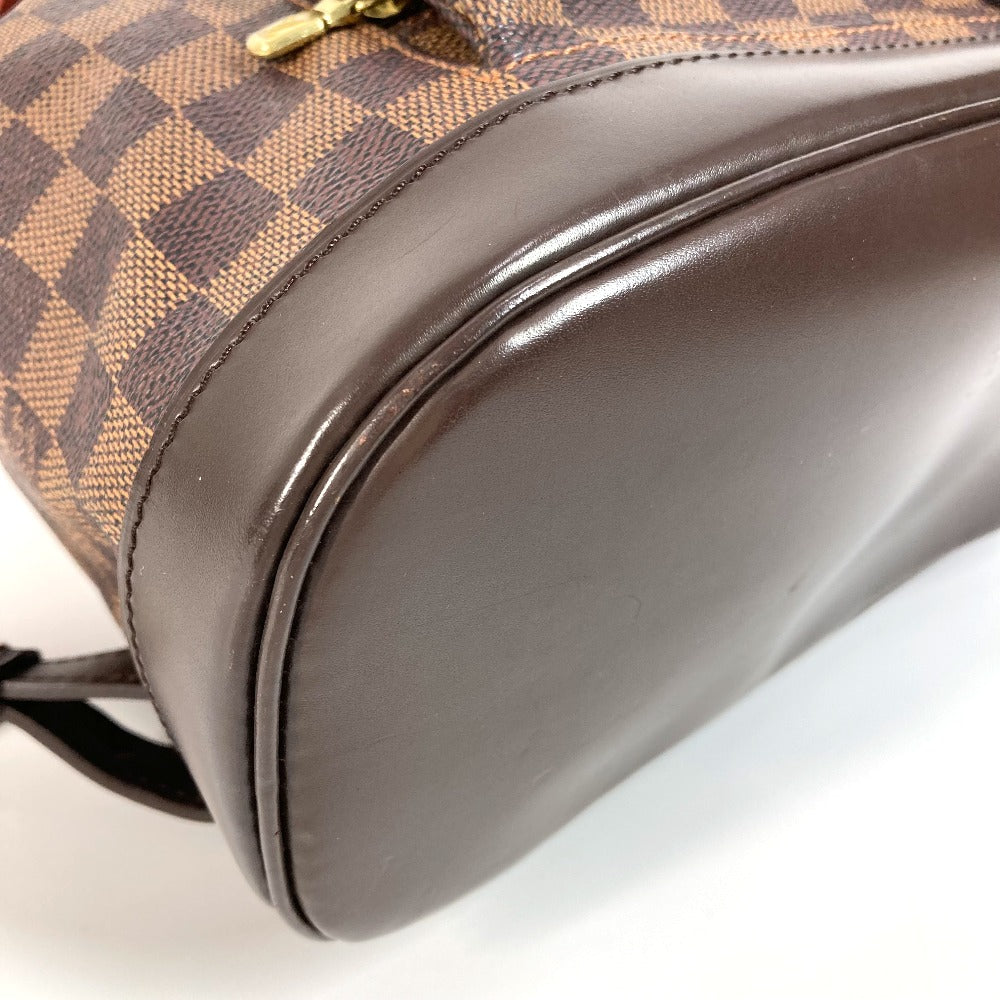 Louis Vuitton Backpack N51143 Damier Canvas Brown Damier Montsouris Mm Sp Order Unisex(Unisex)