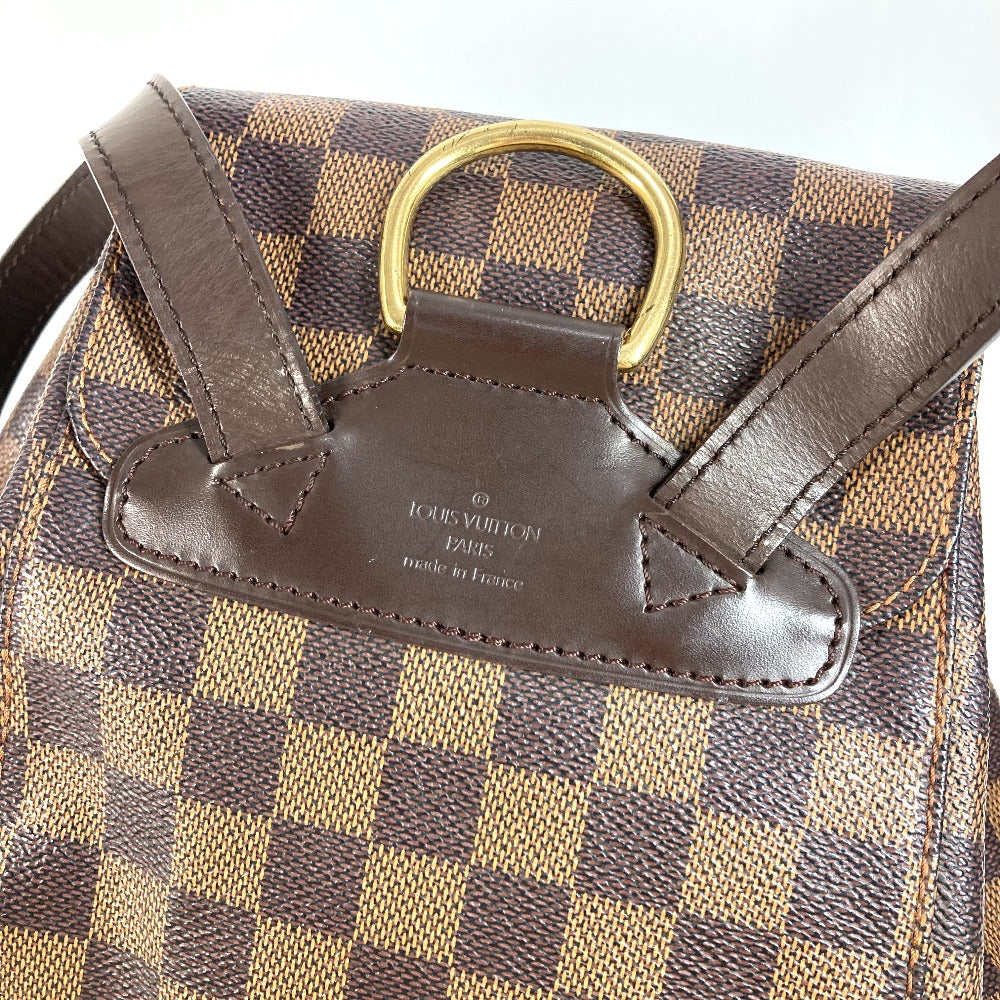 Louis Vuitton Backpack N51143 Damier Canvas Brown Damier Montsouris Mm Sp Order Unisex(Unisex)