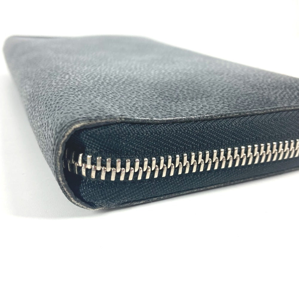 Louis Vuitton Long Wallet Purse N63077 Damier Grafitto Canvas Black Damier Grafitte Zippy Organizer