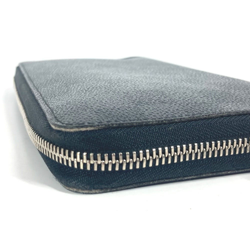 Louis Vuitton Long Wallet Purse N63077 Damier Grafitto Canvas Black Damier Grafitte Zippy Organizer