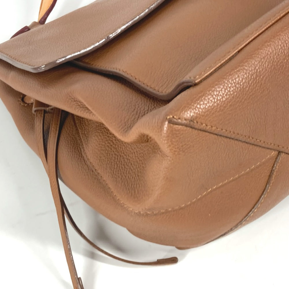 Louis Vuitton Shoulder Bag Leather Brown Rock Me Mm Women