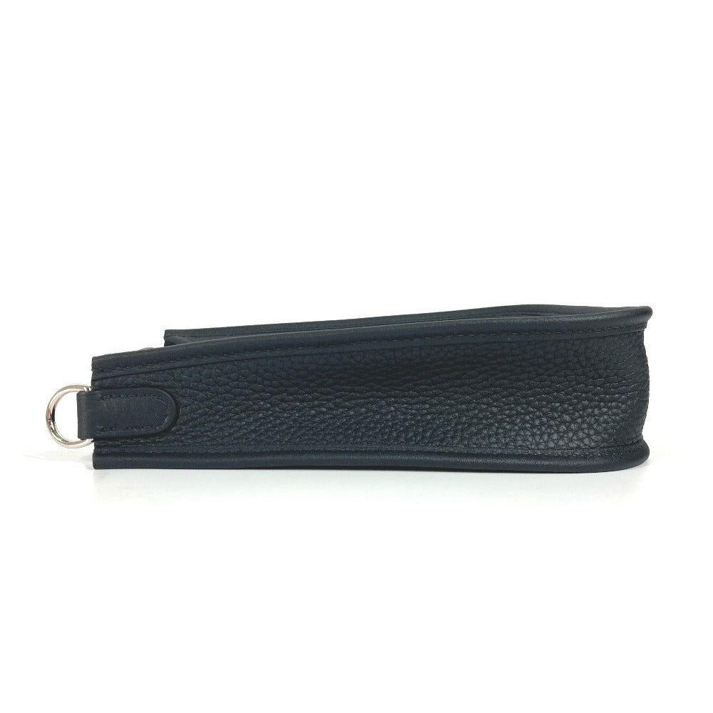 Hermes Shoulder Bag Taurillon Clemence Black Long Evelyn Tpm Amazone Unisex(Unisex)