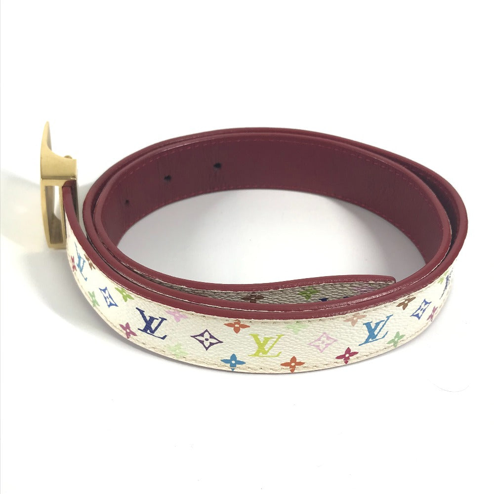 Louis Vuitton Belt M9682W Monogram Multicolor Canvas White Monogram Multicolor Sun Tulle Lv Cut 80
