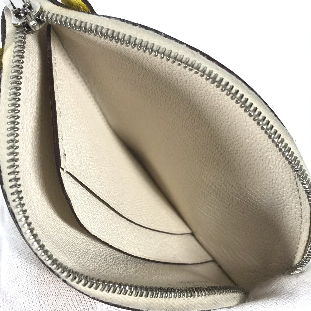 Hermes Coin Case Shave White Paddock Cheval Horse Women