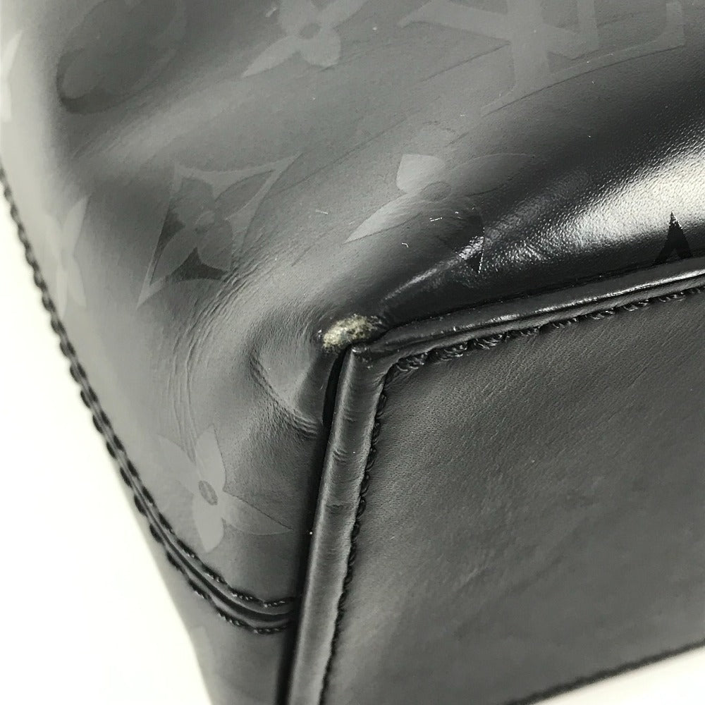 Louis Vuitton Business Bag M40529 Leather Black Monogram Illusion Briefcase