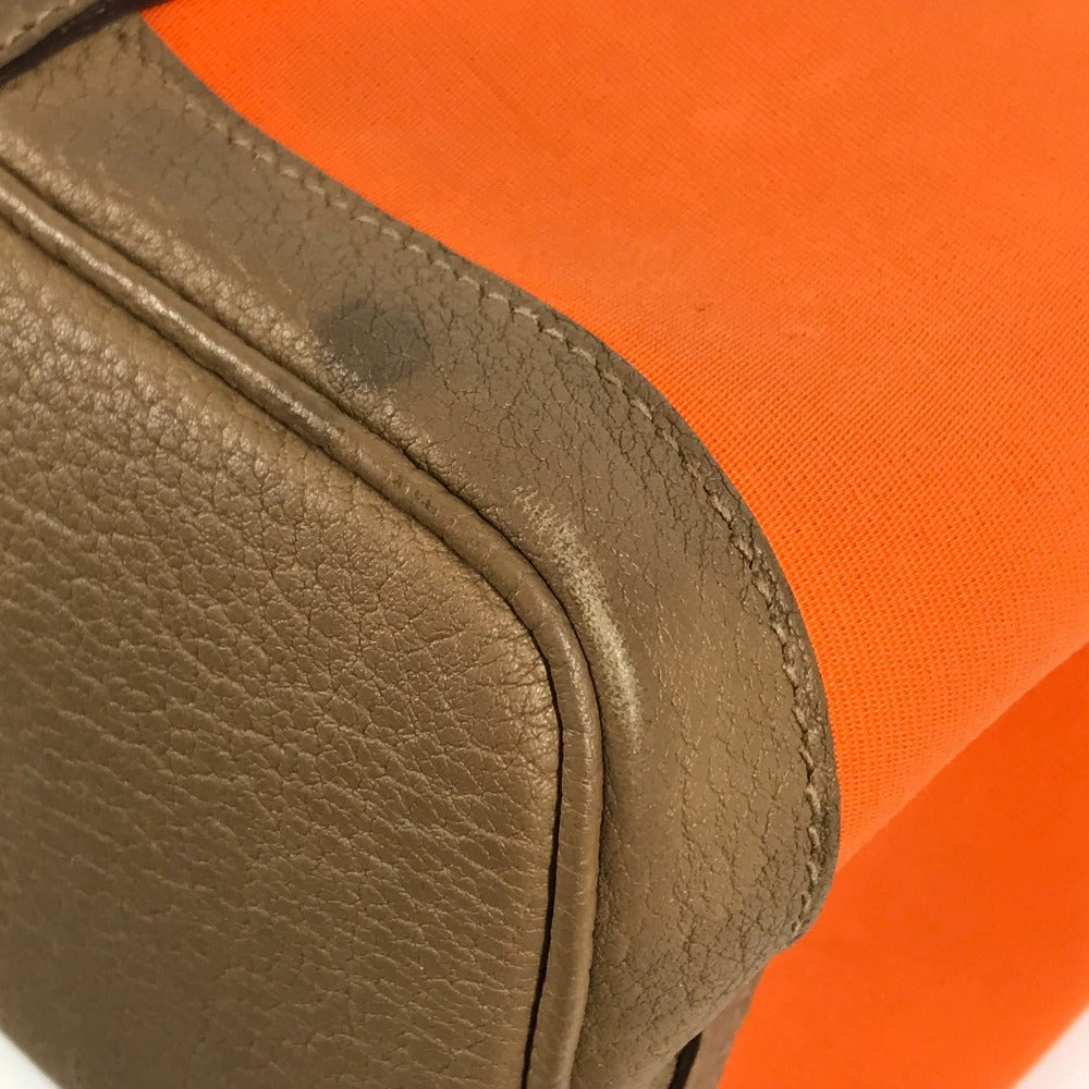 Hermes Handbag Toile Officier, Negonda Orange Garden Party Tpm