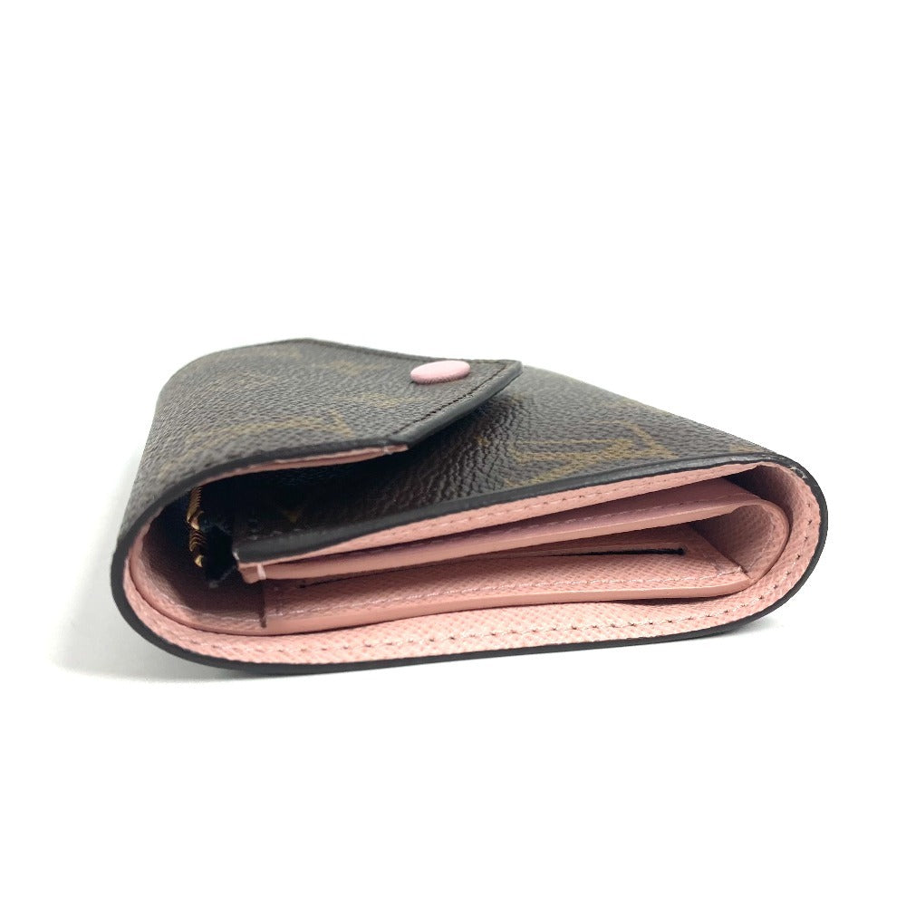 Louis Vuitton Trifold Wallet M62360 Monogram Canvas Brown Monogram Portefeuille Victorine Women
