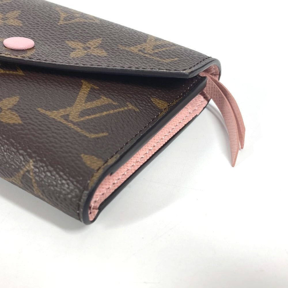 Louis Vuitton Trifold Wallet M62360 Monogram Canvas Brown Monogram Portefeuille Victorine Women