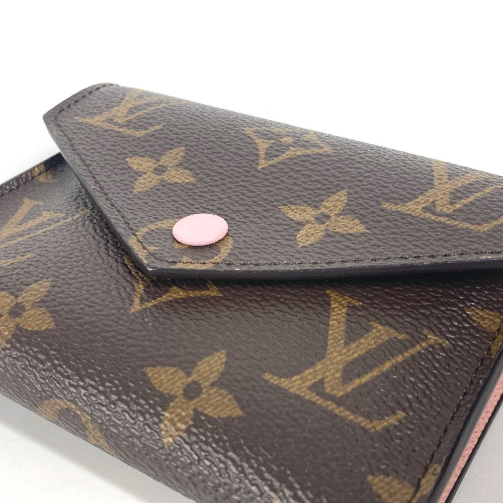 Louis Vuitton Trifold Wallet M62360 Monogram Canvas Brown Monogram Portefeuille Victorine Women
