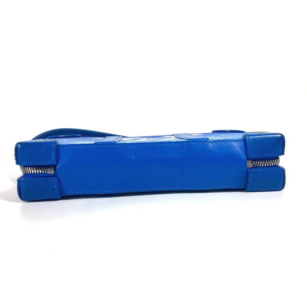 Louis Vuitton Shoulder Bag M45432 Leather Blue Monogram Clouds Soft Trunk Wallet Unisex(Unisex)