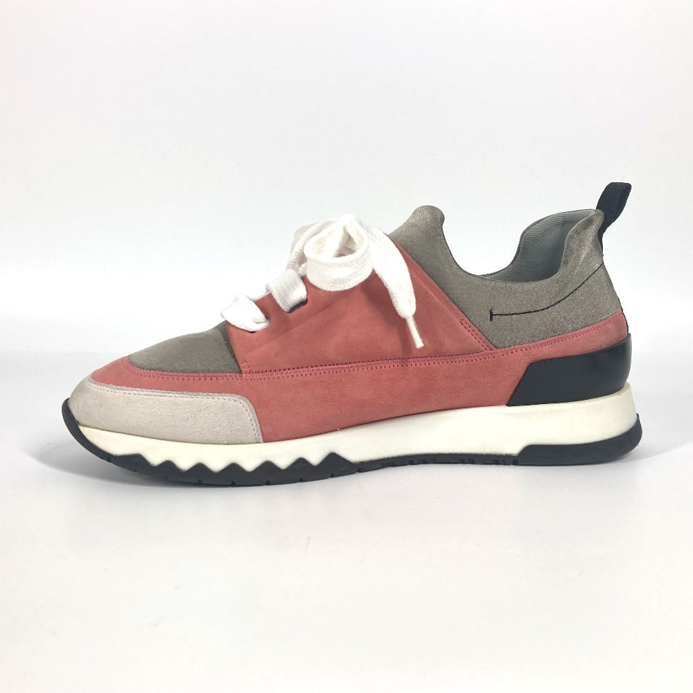 Hermes Sneakers Suede Pink Stadium 35.5