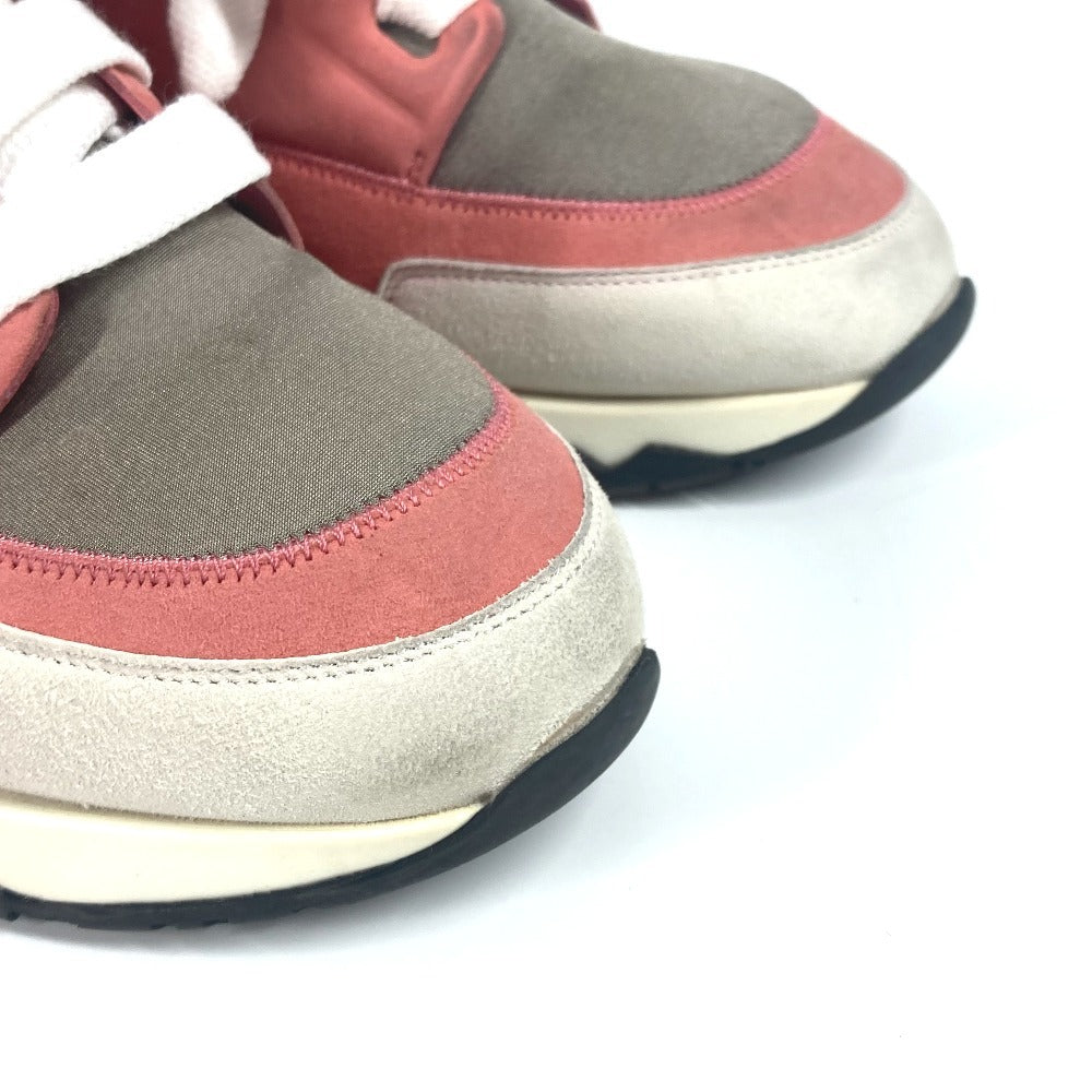Hermes Sneakers Suede Pink Stadium 35.5