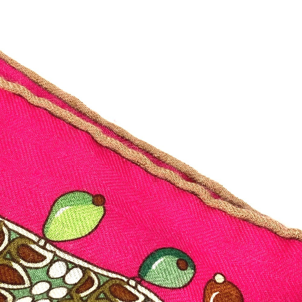 Hermes Scarf Cashmere, Silk Pink Maharaja'S Jewelry Calle Jean 140 Calle Jean 140