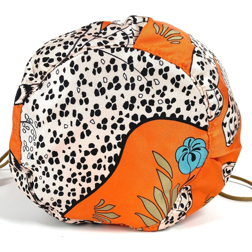 Hermes Pouch Silk Orange Multi Pouch Musardine Potion