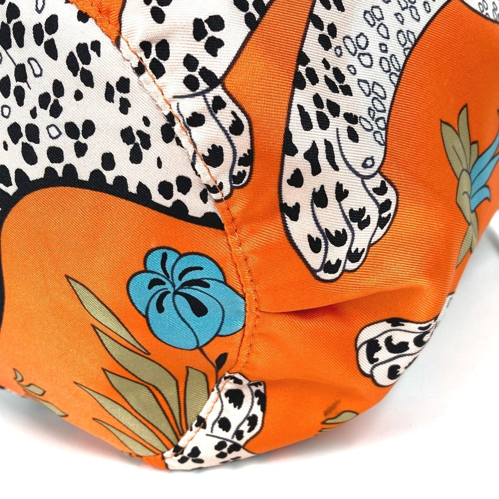 Hermes Pouch Silk Orange Multi Pouch Musardine Potion