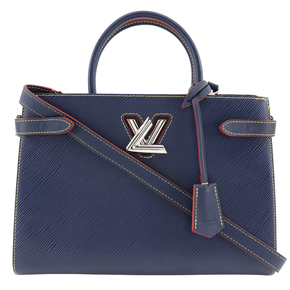 Louis Vuitton Handbag M54980 Epi Leather Blue 2Wayshoulder Twist Tote Women