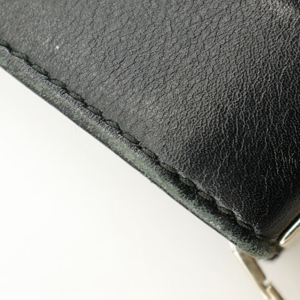 Gucci Shoulder Bag 001.4231 Gg Canvas Black One Belt Women