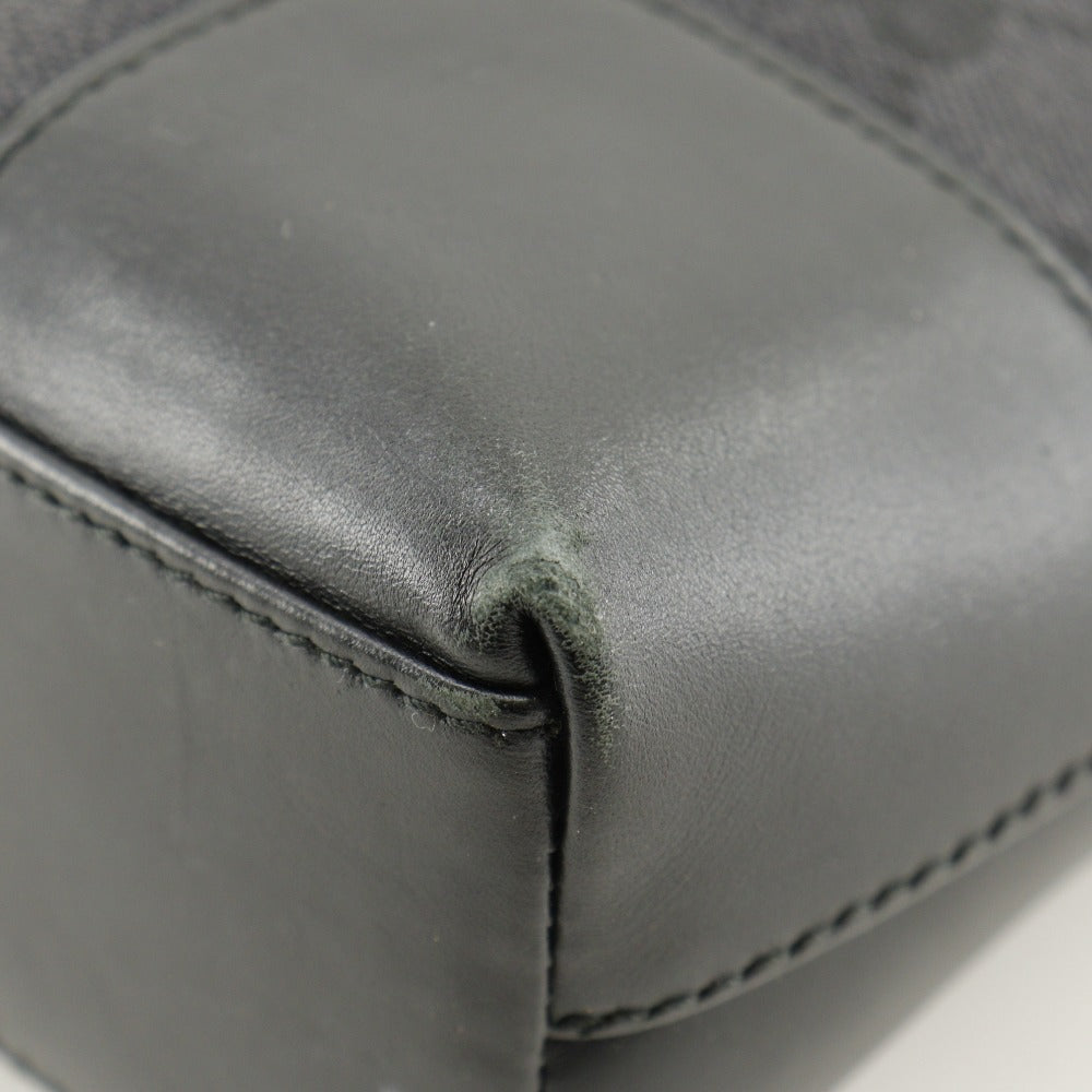 Gucci Shoulder Bag 001.4231 Gg Canvas Black One Belt Women