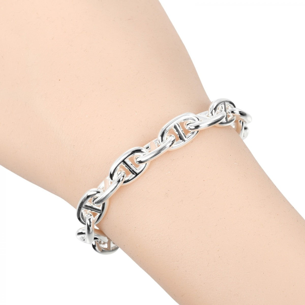 Hermes Bracelet Silver925 Silver Chene Dunkle Pm
