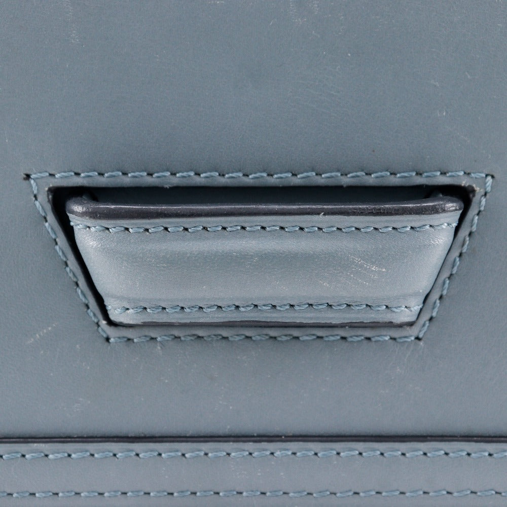 Loewe Shoulder Bag Calfskin Light Blue Small Barcelona Women