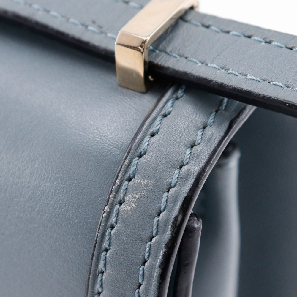 Loewe Shoulder Bag Calfskin Light Blue Small Barcelona Women