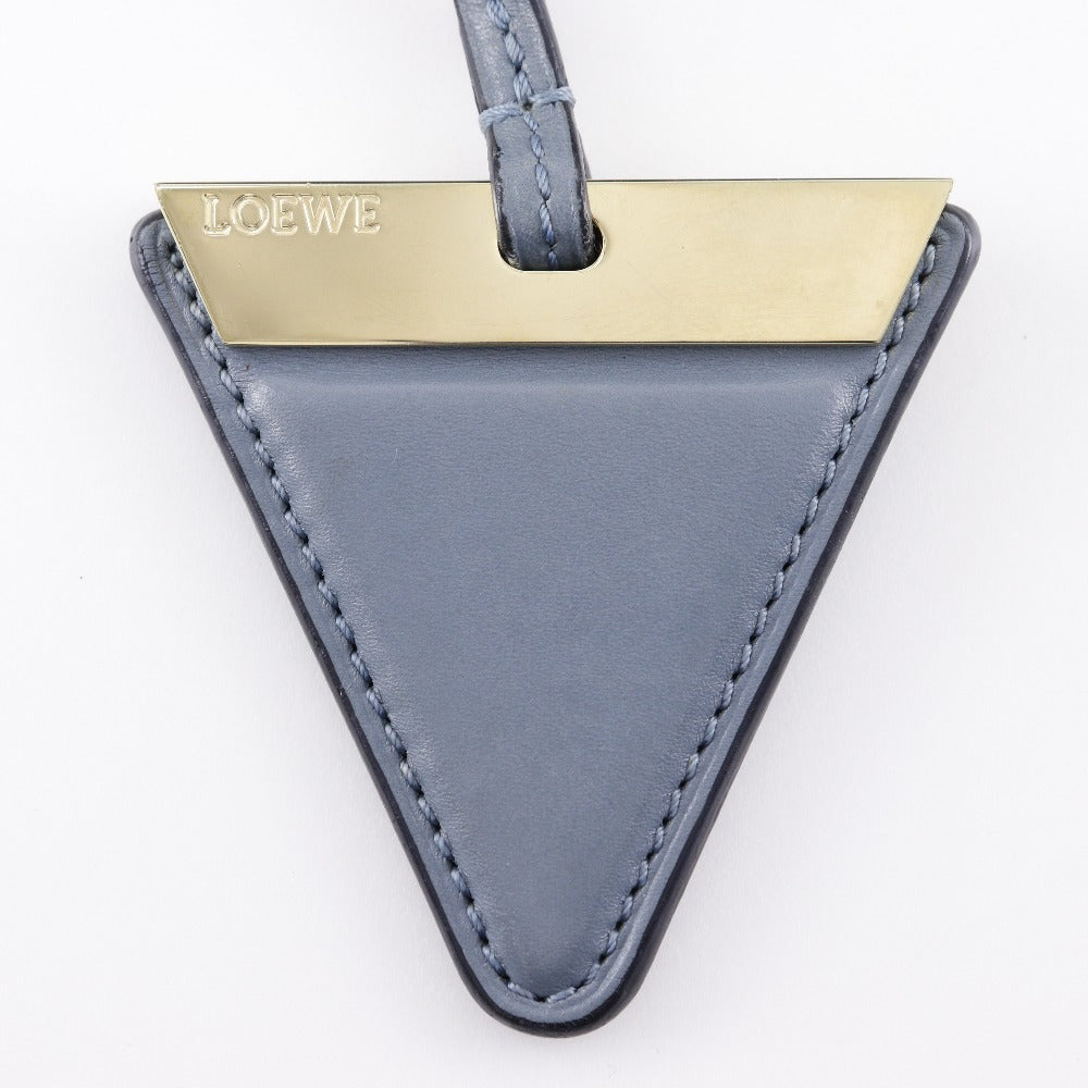 Loewe Shoulder Bag Calfskin Light Blue Small Barcelona Women