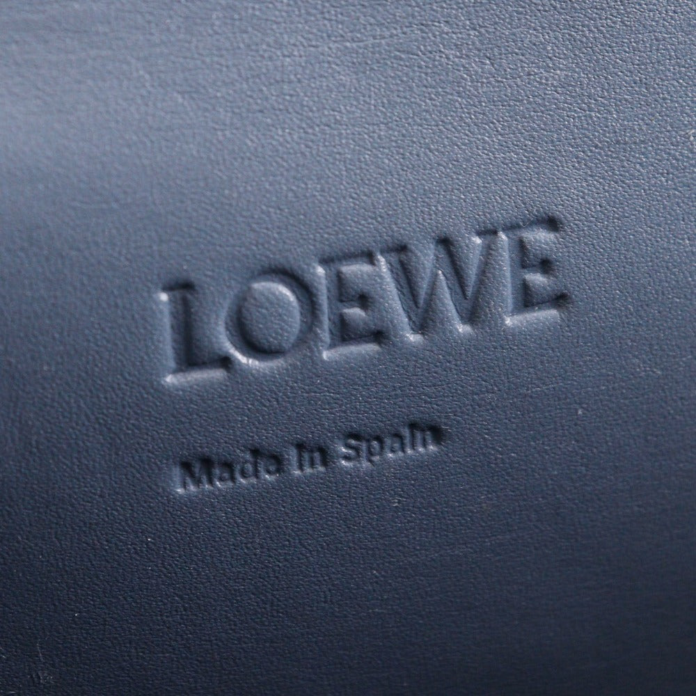 Loewe Shoulder Bag Calfskin Light Blue Small Barcelona Women