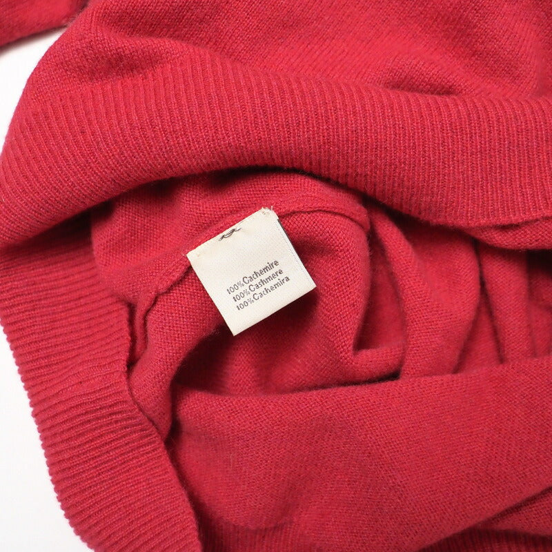 Hermes Sweater Cashmere 100% Pink Type/Yellow (Orange) Type Mens Xl