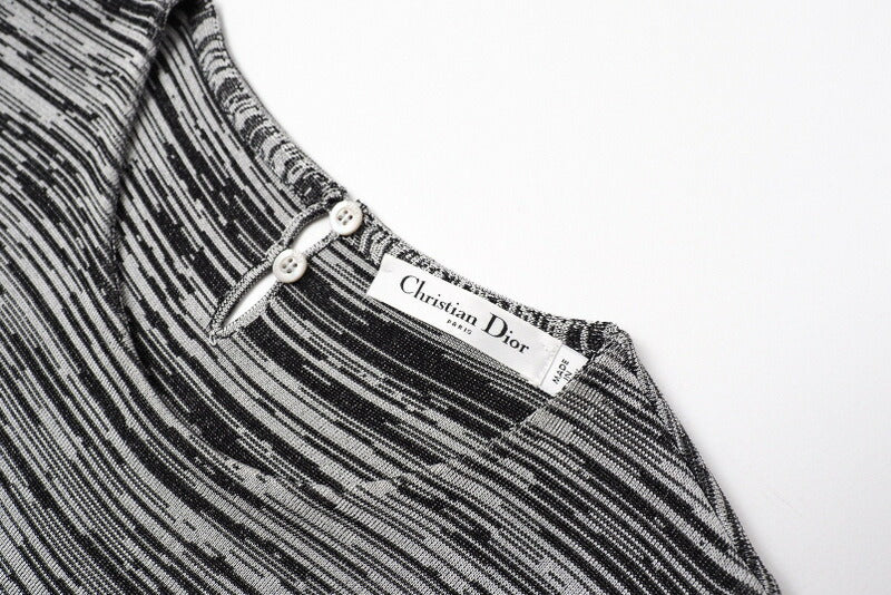 Dior Knit 84% Rayon, 16% Nylon Black Women 40