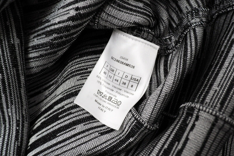 Dior Knit 84% Rayon, 16% Nylon Black Women 40