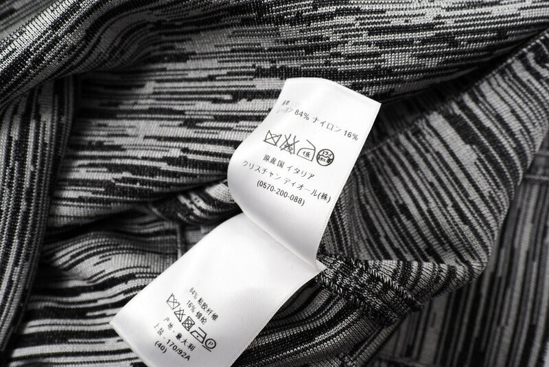 Dior Knit 84% Rayon, 16% Nylon Black Women 40