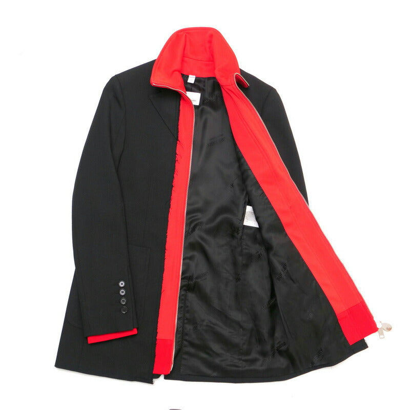 Burberry Jacket 4562545 Wool Black Women Uk6 Us4 It38 (170/80A)