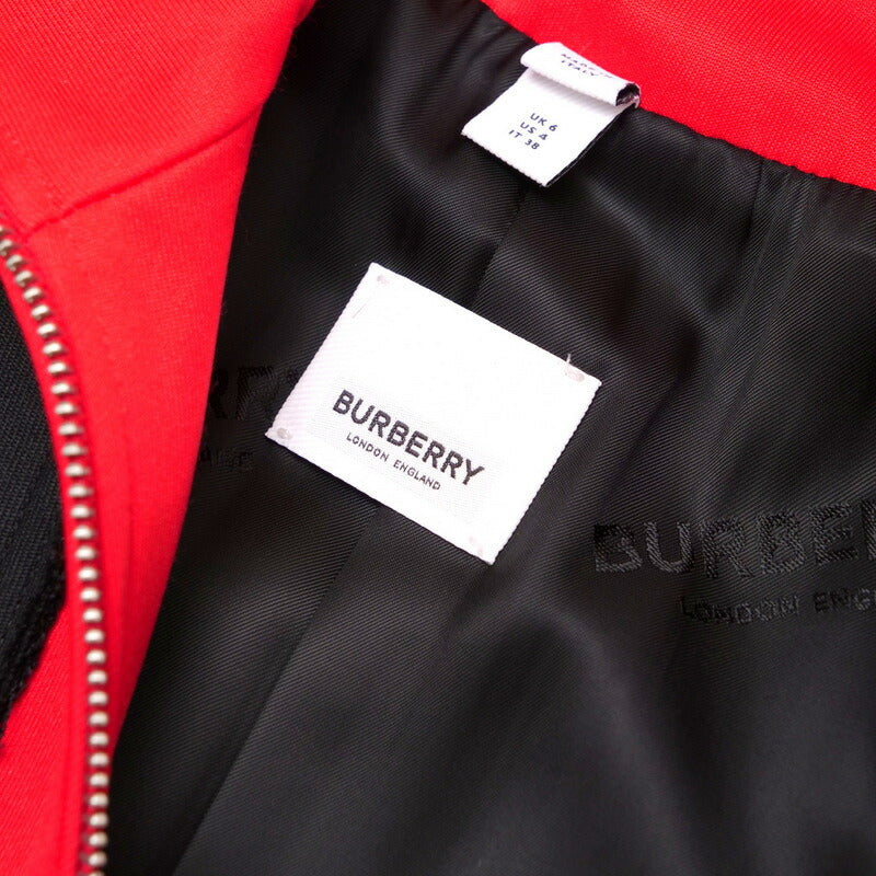 Burberry Jacket 4562545 Wool Black Women Uk6 Us4 It38 (170/80A)