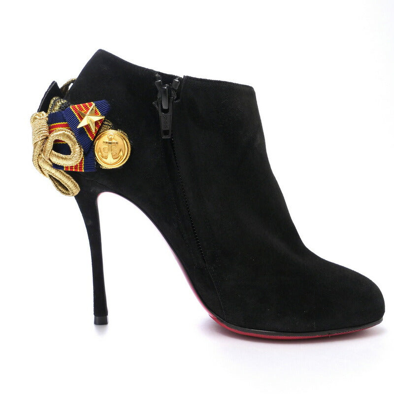 Christian Louboutin Pumps Suede Black Women 35.5