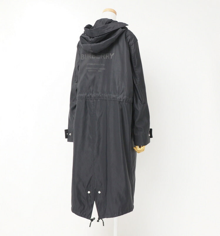 Burberry Coat 8038707/71C Nylon Black Women Uk8/175/84A