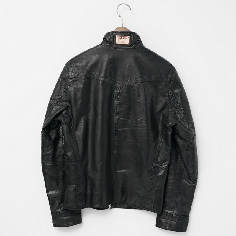 Dolce&Gabbana Riders Jacket G9508L/Fulh6 Leather Black Mens 44