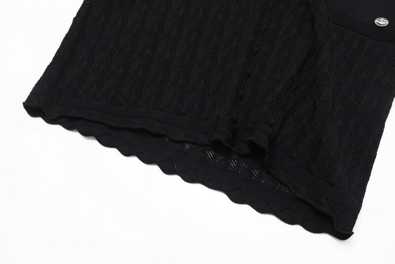 Chanel Knit P32692K00779 80% Rayon, 20% Nylon Black Women 42