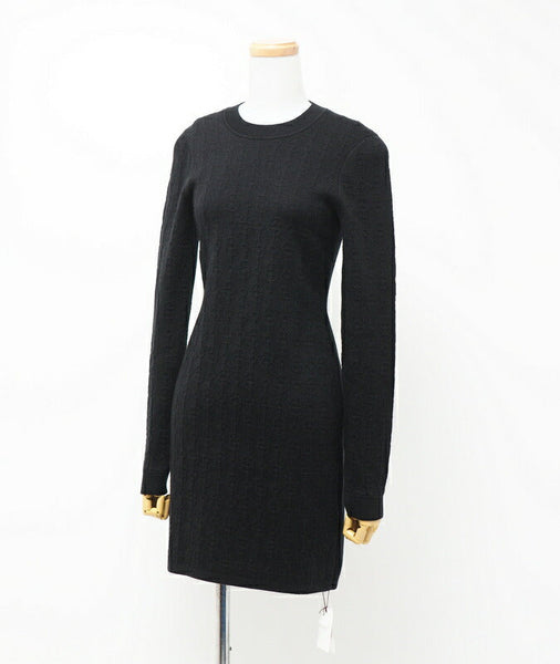 Hermes Knit 26-7730 Cashmere, Silk Black 34