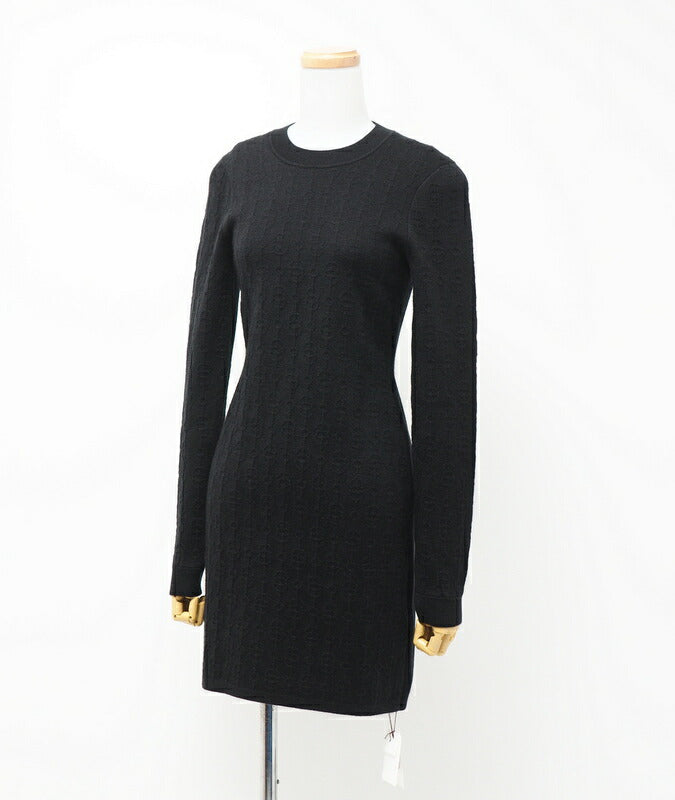Hermes Knit 26-7730 Cashmere, Silk Black 34