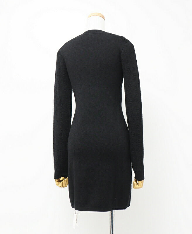 Hermes Knit 26-7730 Cashmere, Silk Black 34