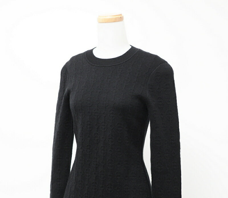 Hermes Knit 26-7730 Cashmere, Silk Black 34