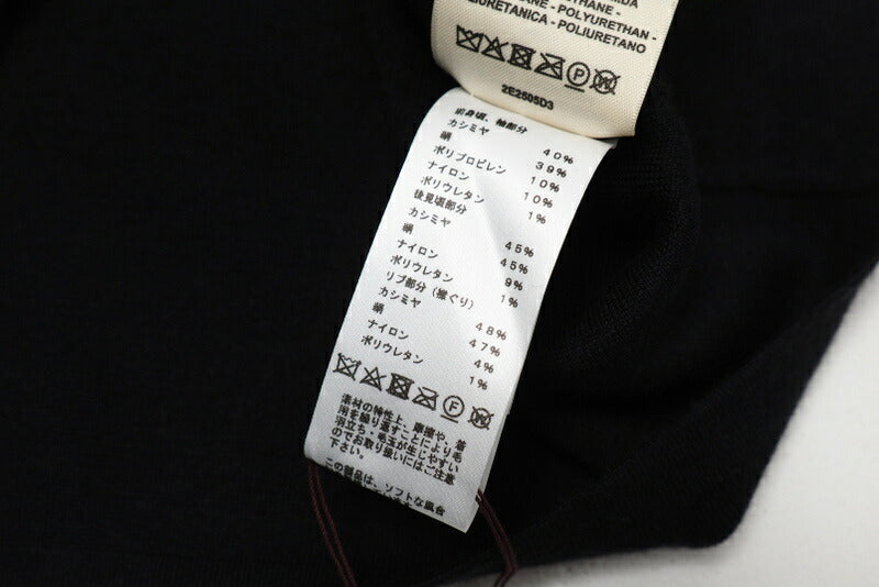 Hermes Knit 26-7730 Cashmere, Silk Black 34