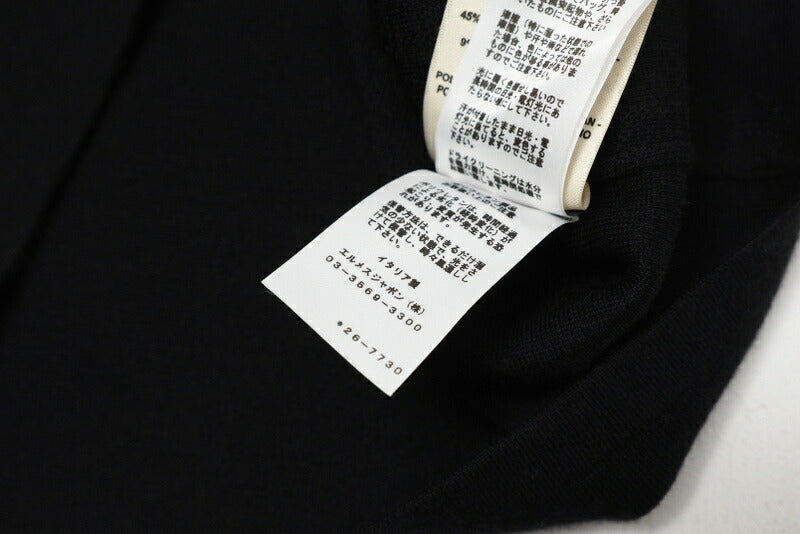 Hermes Knit 26-7730 Cashmere, Silk Black 34