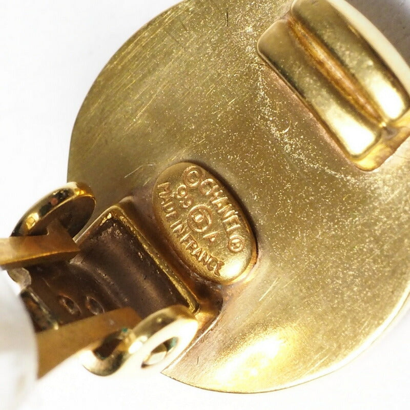 Chanel Earring Plating Yellow Women